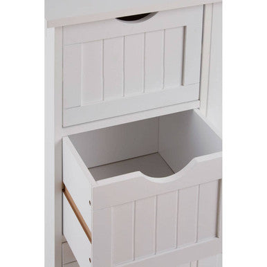 Portern 4 Drawer Single Door Cabinet