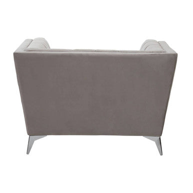 Hansa Grey Velvet Chair - image 4