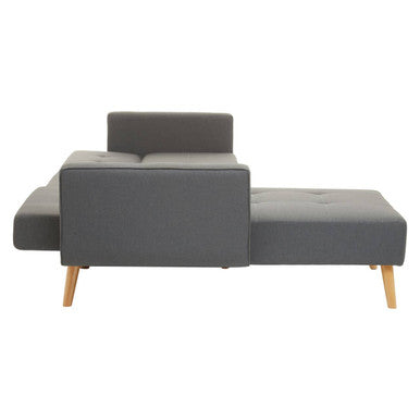 Grey Linen Corner Sofas Bed, Hansa Hagen