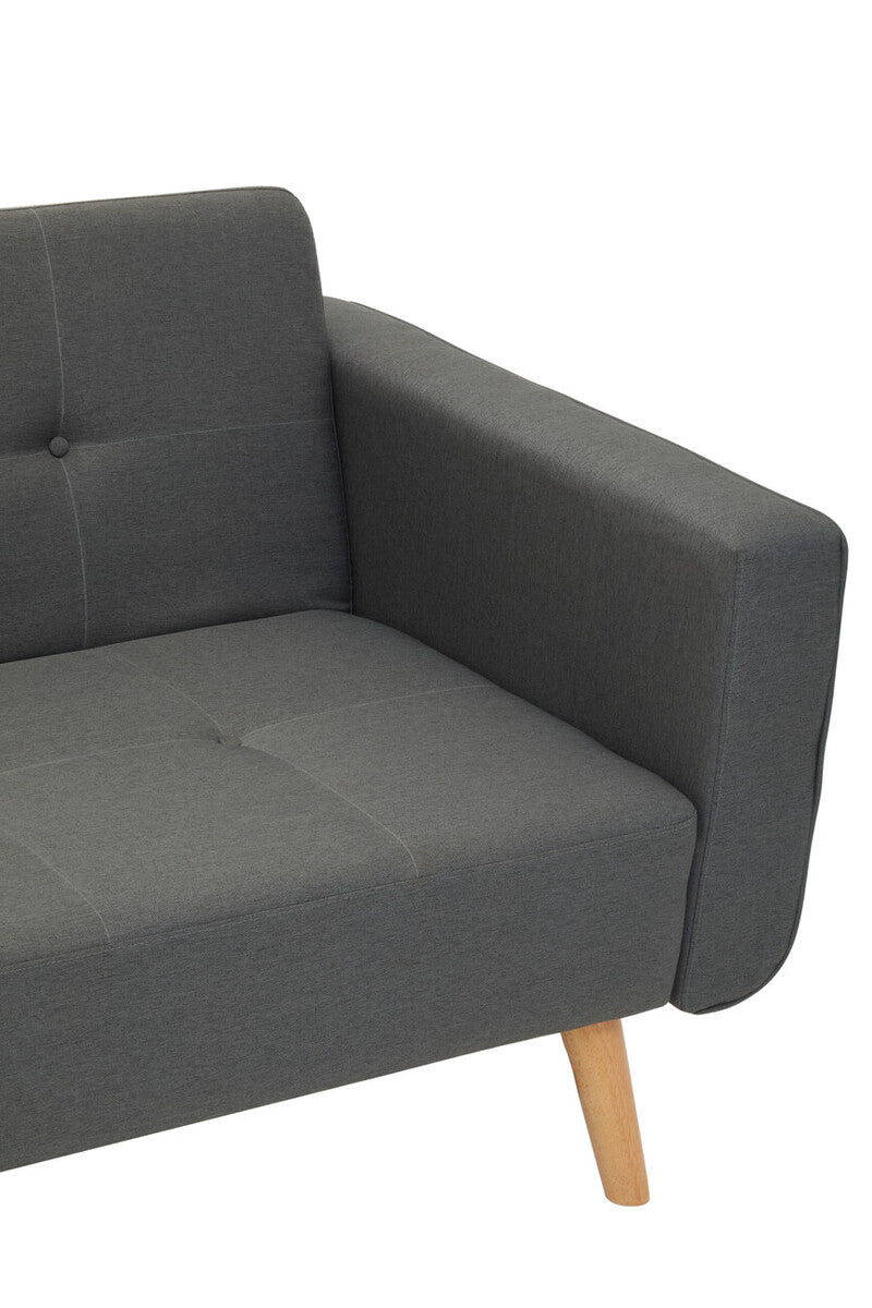 Hansa Hagen Grey Large Corner Sofa Bed