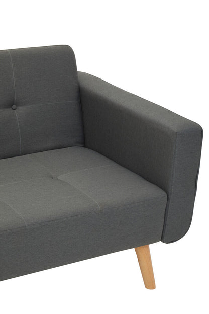 Hansa Hagen Grey Large Corner Sofa Bed