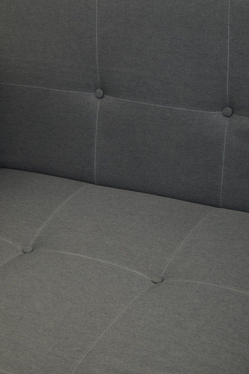 Hansa Hagen Grey Large Corner Sofa Bed