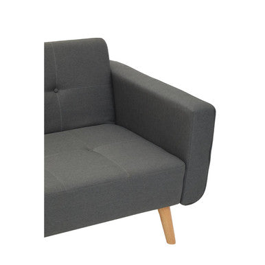 Grey Linen Corner Sofas Bed, Hansa Hagen