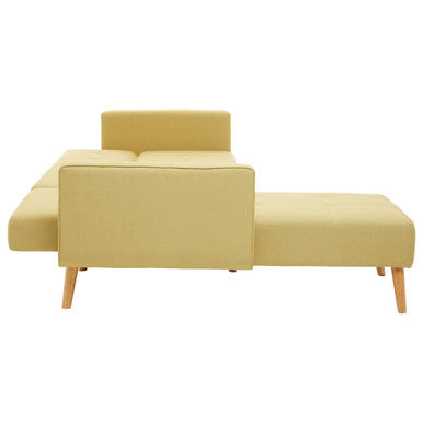 Olive Linen Corner Sofas Bed, Hansa Hagen