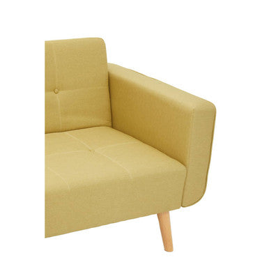 Olive Linen Corner Sofas Bed, Hansa Hagen