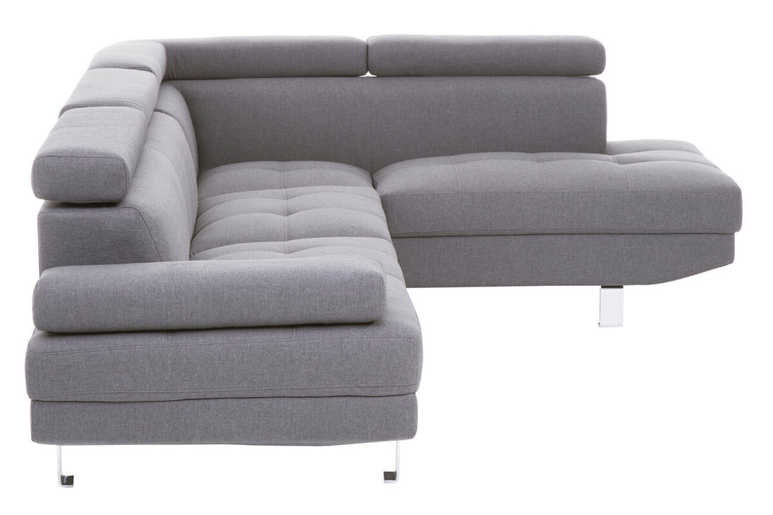 Grey Linen Corner Sofas, Hanover - image 5