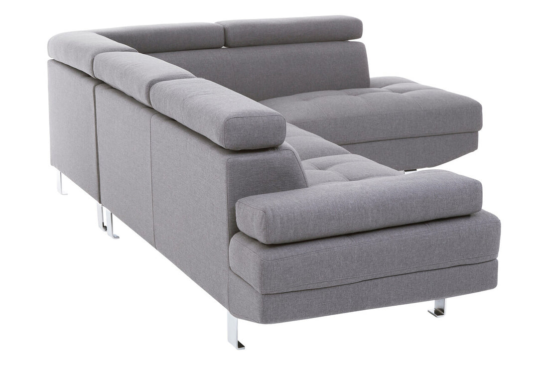 Grey Linen Corner Sofas, Hanover - image 6