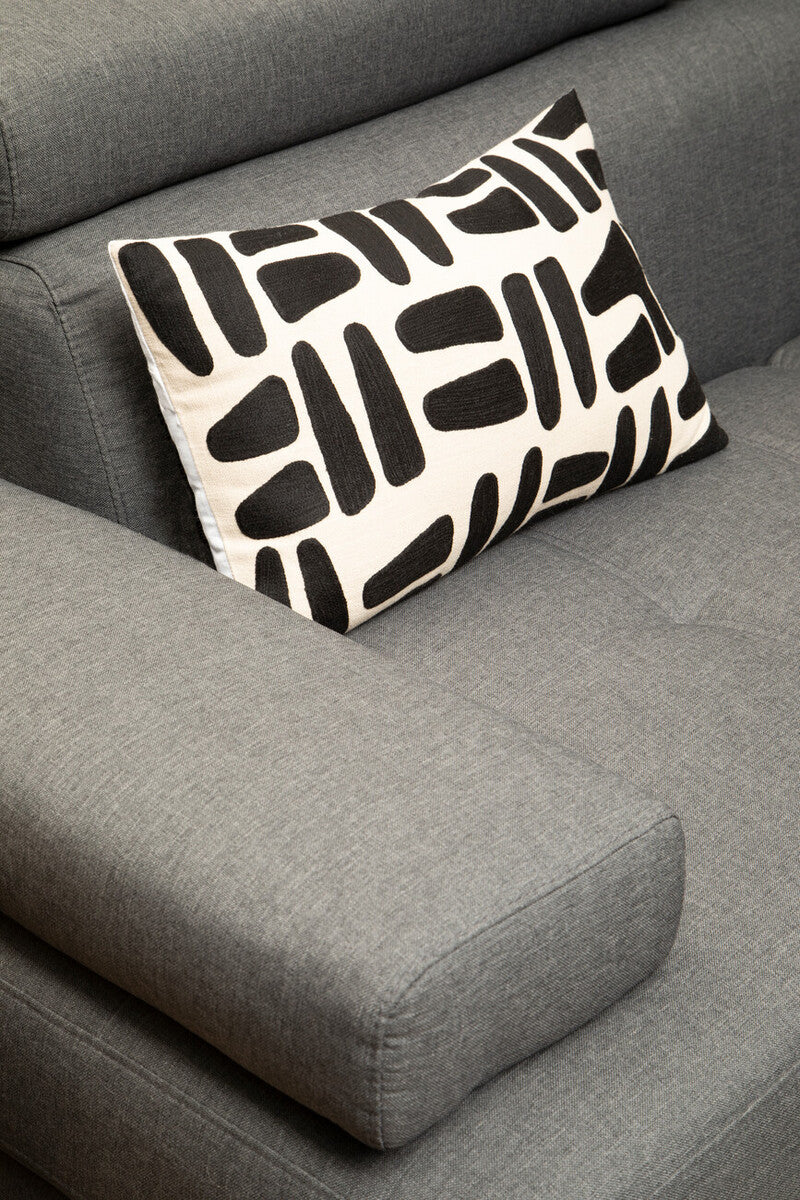 Grey Linen Corner Sofas, Hanover - image 12