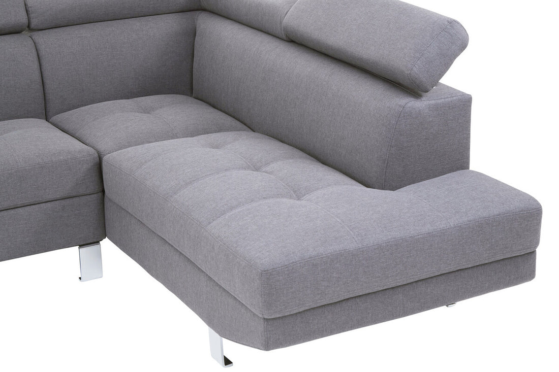 Grey Linen Corner Sofas, Hanover - image 17