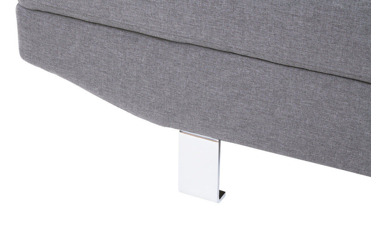 Hanover Grey Linen Corner Sofa