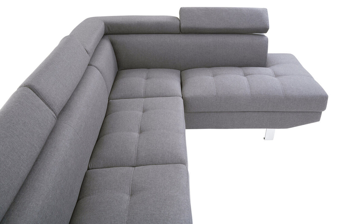 Grey Linen Corner Sofas, Hanover - image 24