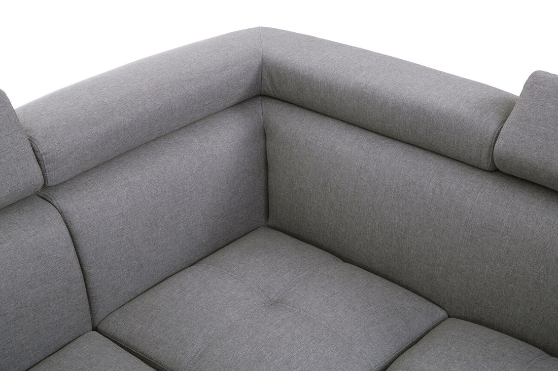 Grey Linen Corner Sofas, Hanover - image 25