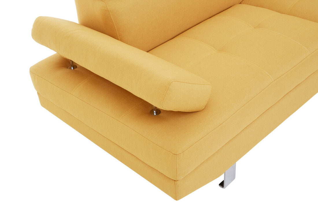 Ochre Linen Corner Sofas, Hanover - image 13