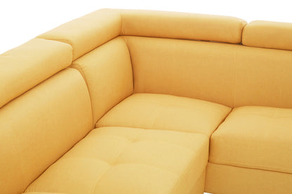 Hanover Ochre Linen Corner Sofa