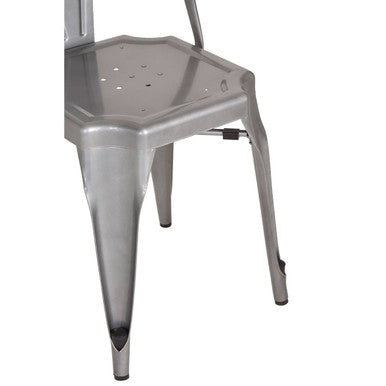 Grange Grey Metal Chair