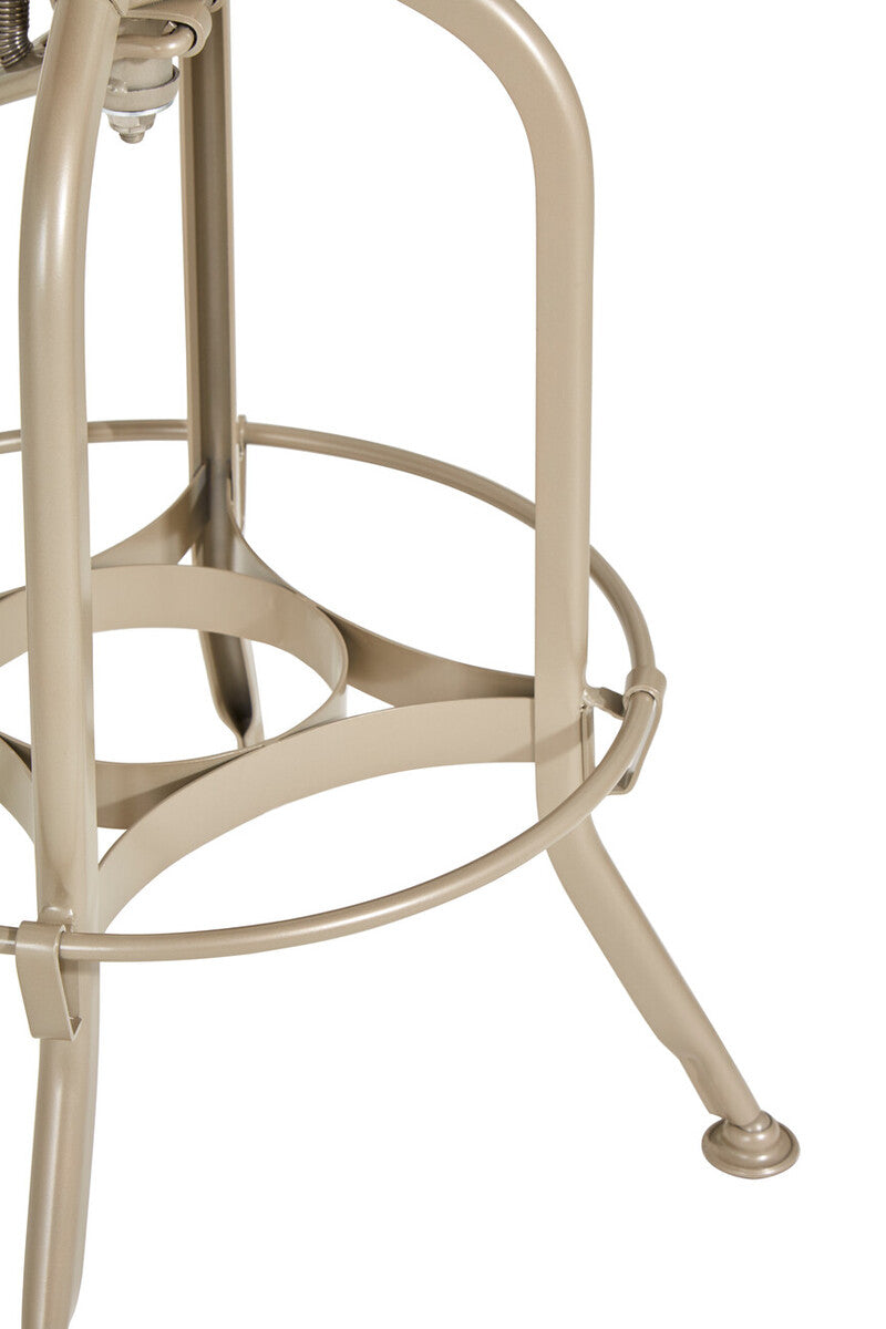 Gator Champagne Finish Adjustable Stool