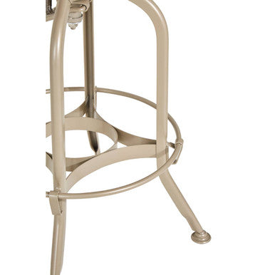 Gator Champagne Finish Adjustable Stool