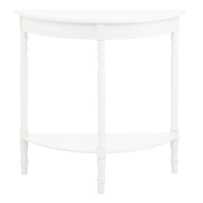 Heritage White Semi Circle Console Table - Image 1