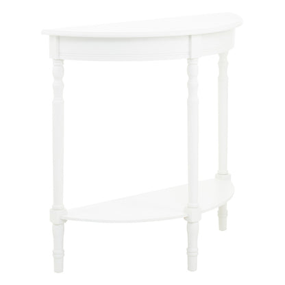 Heritage White Semi Circle Console Table - Image 3