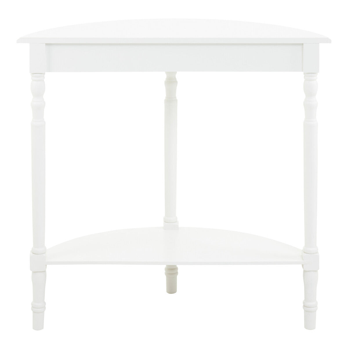 Heritage White Semi Circle Console Table - Image 2