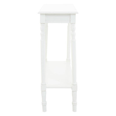 Heritage White Rectangular Console Table
