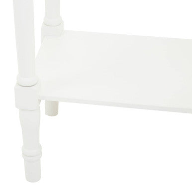 Heritage White Rectangular Console Table