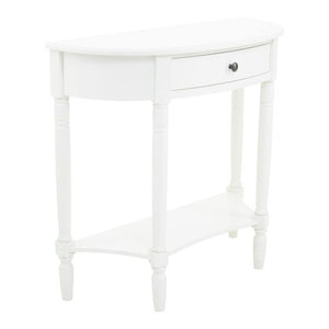 Heritage Semi Circle One Drawer Console Table