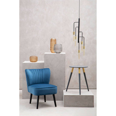 Nostra Dark Grey Side Table