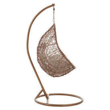Goa Brown Rattan Hanging Chair
