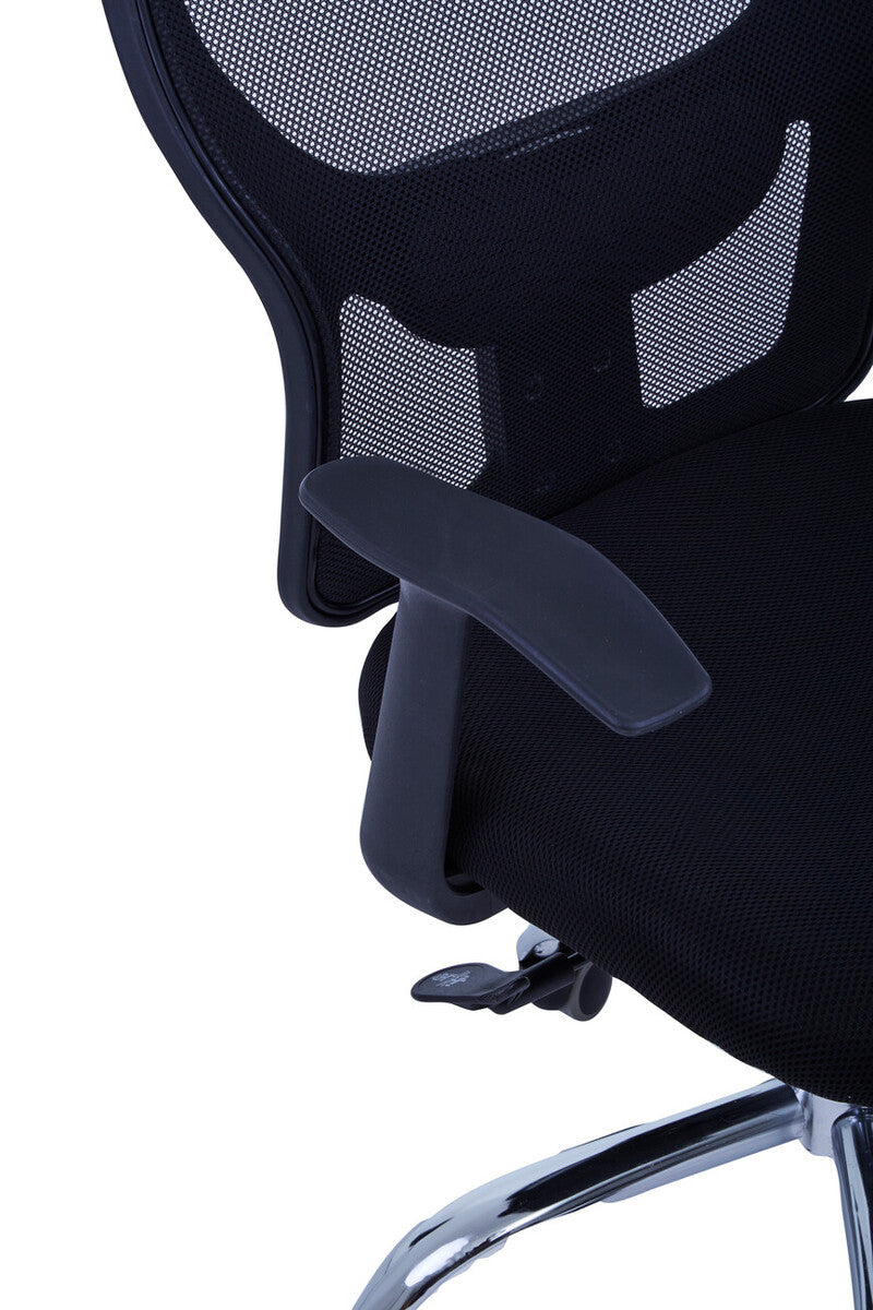 Frankin Black Home Office Chair With Revolving Base - Image 5