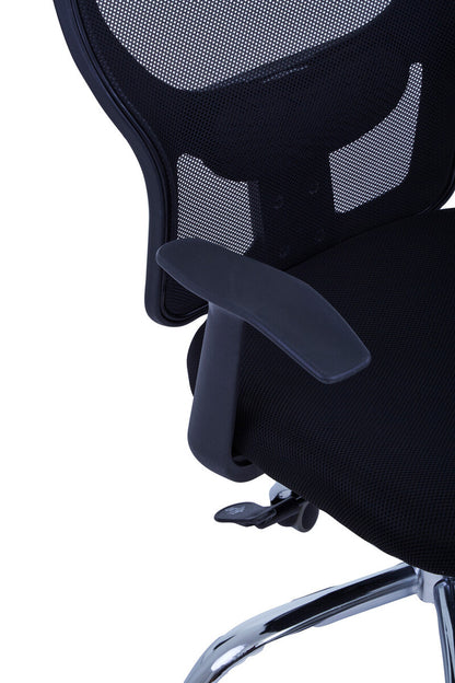 Frankin Black Home Office Chair With Revolving Base - Image 5