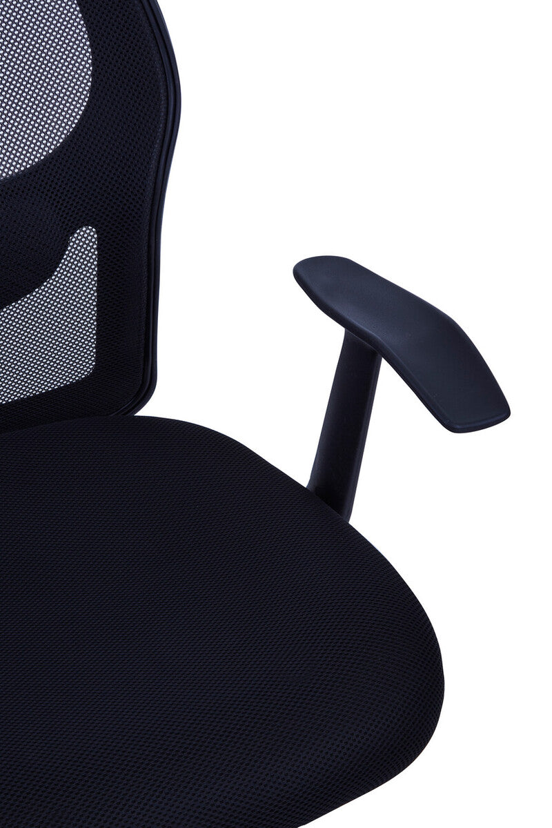 Frankin Black Home Office Chair With Revolving Base - Image 6