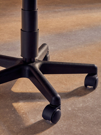 Flint Black Pu Home Office Chair