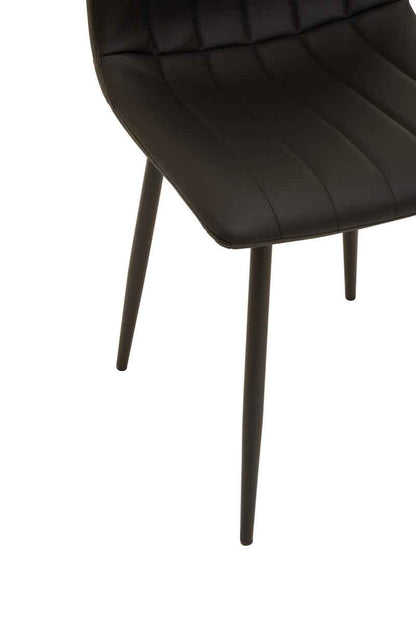 Tiana Set Of 4 Black Dining Chairs