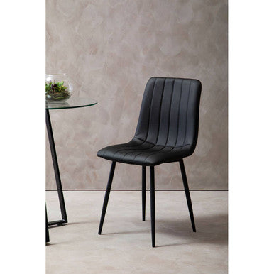 Tiana Set Of 4 Black Dining Chairs