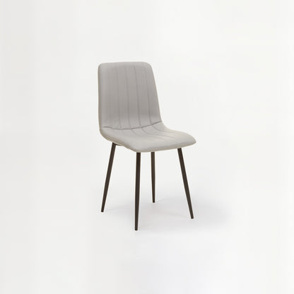 Tiana Set Of 4 Light Grey Dining Chairs