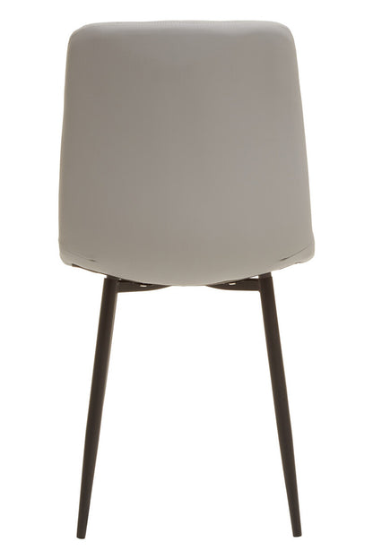 Tiana Set Of 4 Light Grey Dining Chairs