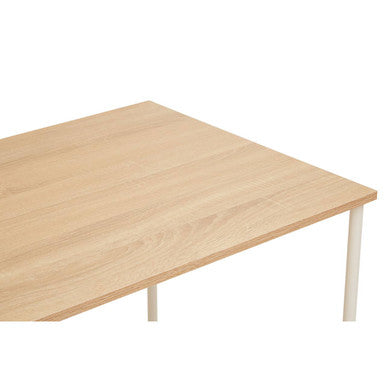 Bradbury Natural Oak Veneer Desk With Drawers