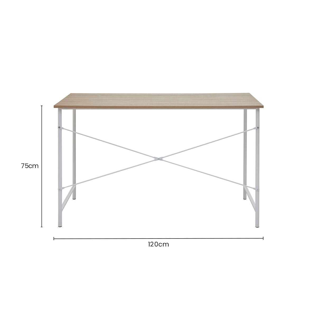 Bradbury Natural Oak Top Desk
