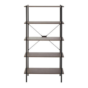 Bradbury Five Tier Dark Oak Shelf Unit