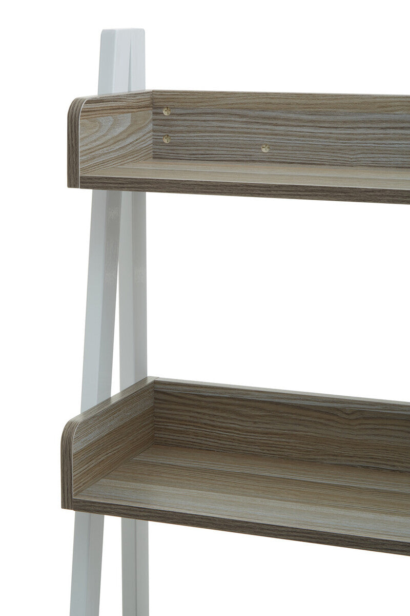 Bradbury Five Tier Oak Effect Shelf Unit