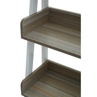 Bradbury Five Tier Oak Effect Shelf Unit