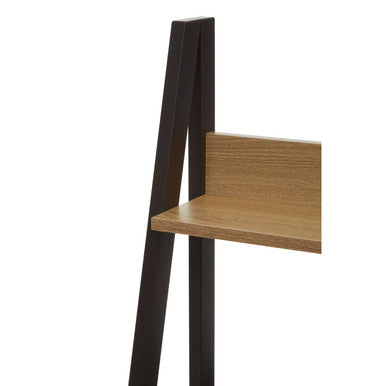 Bradbury Natural Oak Effect Desk with Metal Frame