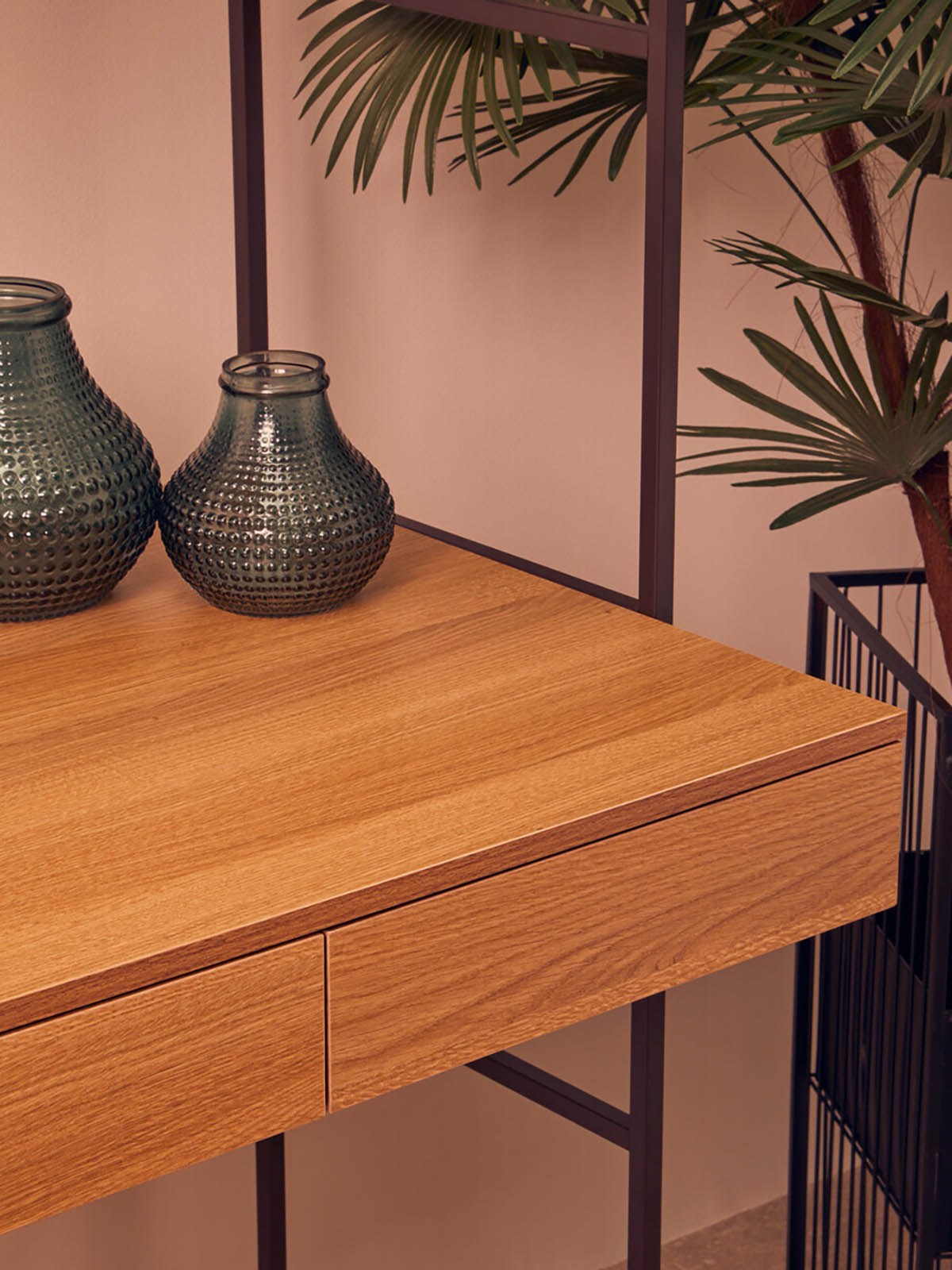 Bradbury Natural Oak Effect Shelf Unit