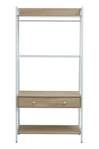 Bradbury Natural Oak Effect Open Wardrobe