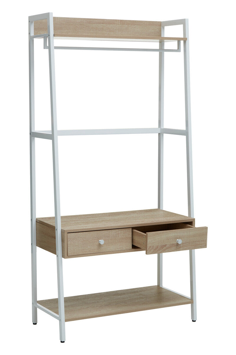 Bradbury Natural Oak Effect Open Wardrobe