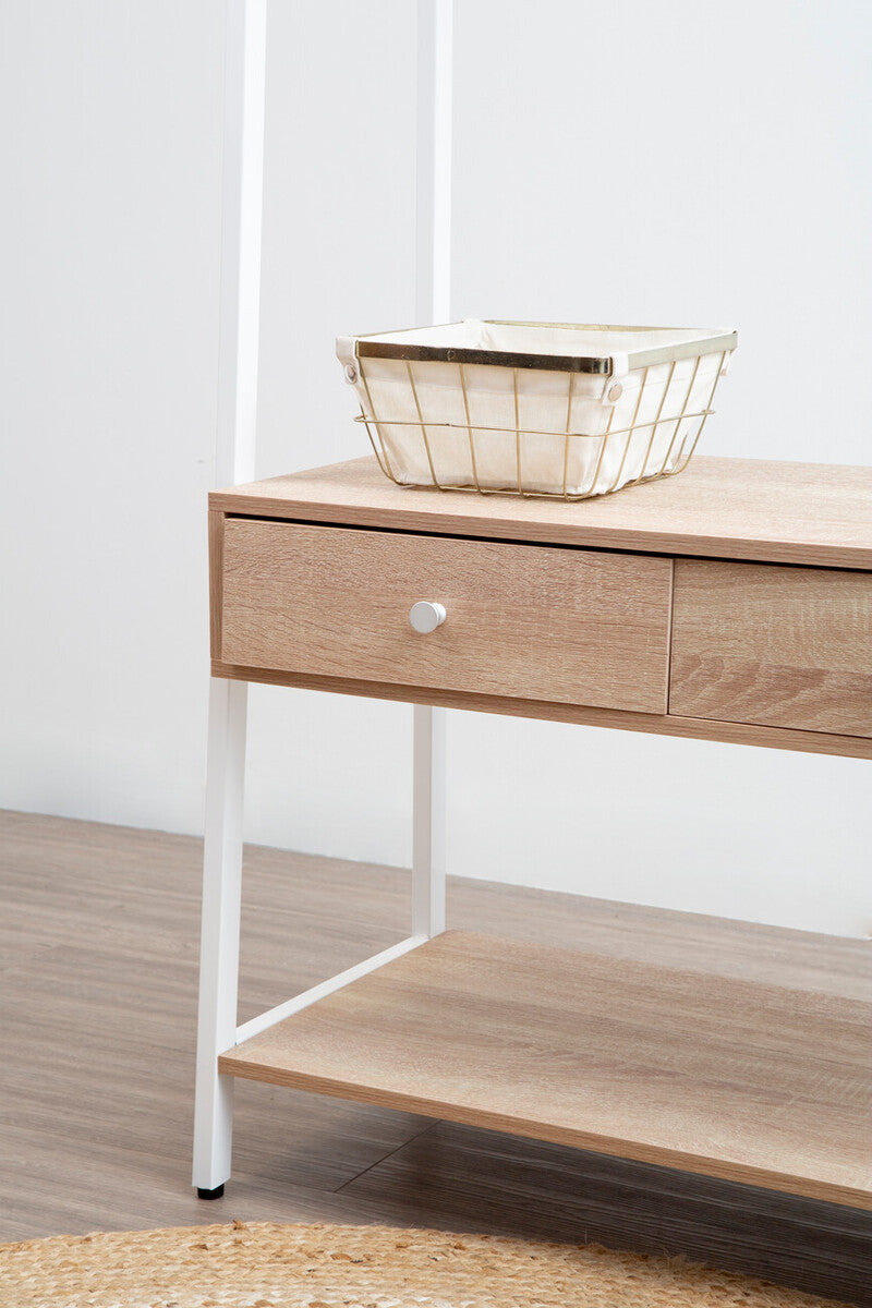 Bradbury Natural Oak Effect Open Wardrobe