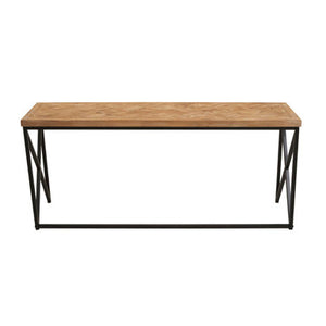 Kickford Parquet Fir Wood Coffee Table