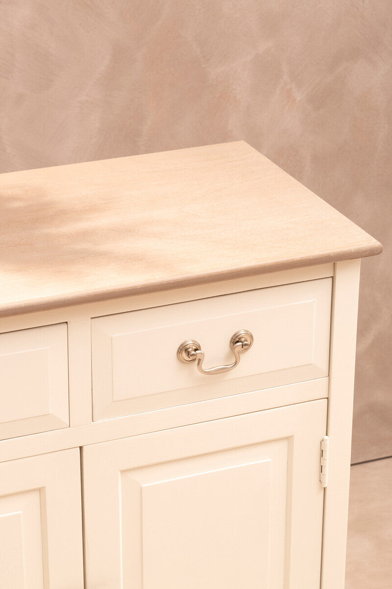 Heritage 2 Drawer White Sideboard