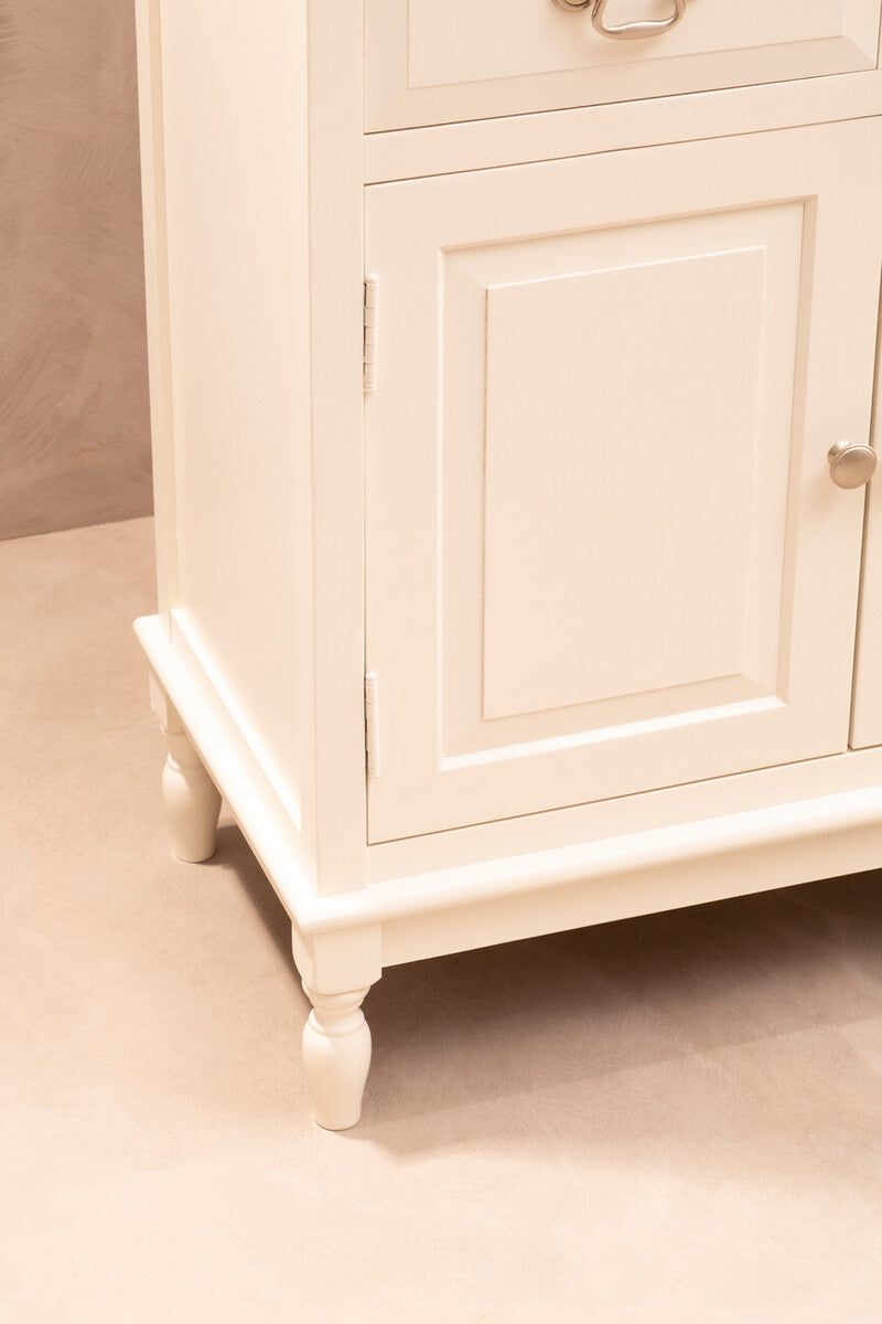 Heritage 2 Drawer White Sideboard